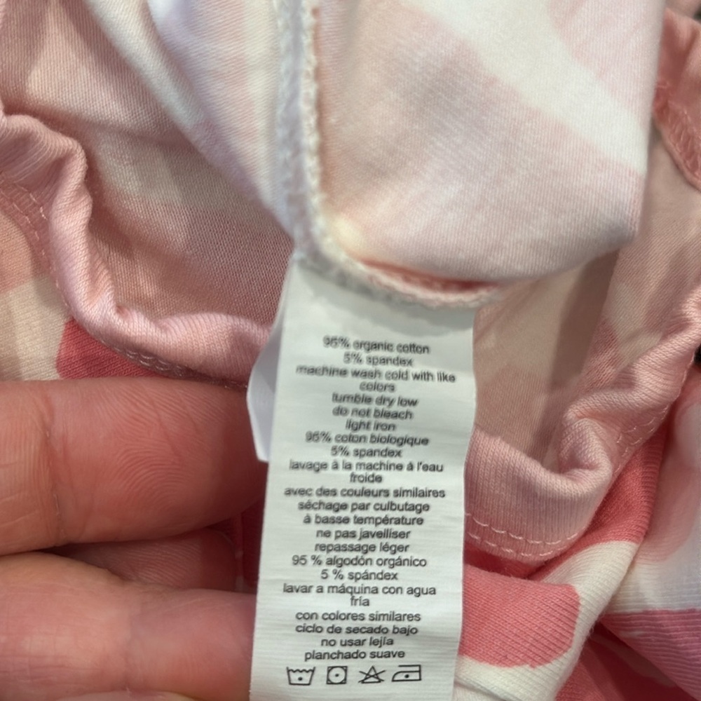 Baby Girl onesie gown pink 3-6 months like new valentines - Picture 5 of 5